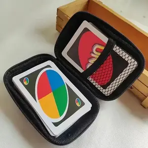 Box with Zipper for Card Games, Tarot, Poker, Durable Fabric Case, Organizer & Protector, Ideal Birthday Gift, Card Game Storage, Trade Card Box, Card Hobby Box