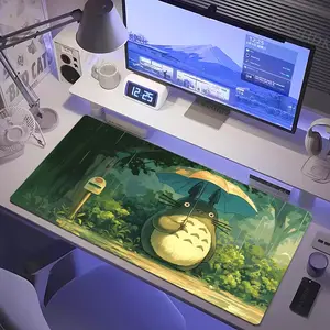 My Neighbor Totoro Anime Desk Mat, Ghibli Studio Anime Mouse Pad, Keyboard Mat, Cute My Neighbor Totoro Ghibli Studio Anime Desk Mat For Office, Gift For Gamer
