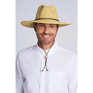 Comber Wide Brim Braided Sun Hat | Natural