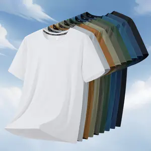 5-pack new solid-color crew-neck men’s casual T-shirts—solid design, simple and stylish, classic and versatile; suitable for work, business, outdoor activities, leisure, exercise, tennis, running, and commuting to various occasions., Foldable, Elastane,su