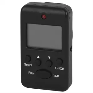 Electronic Metronome Pocket Metronome Loud Sound Tempo Metronome Mini Metronome for Piano Guitar Flute Drum Black