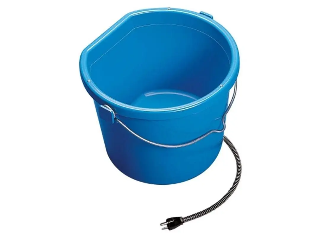 5 Gallon 130 Watt Heated Flat Back Bucket