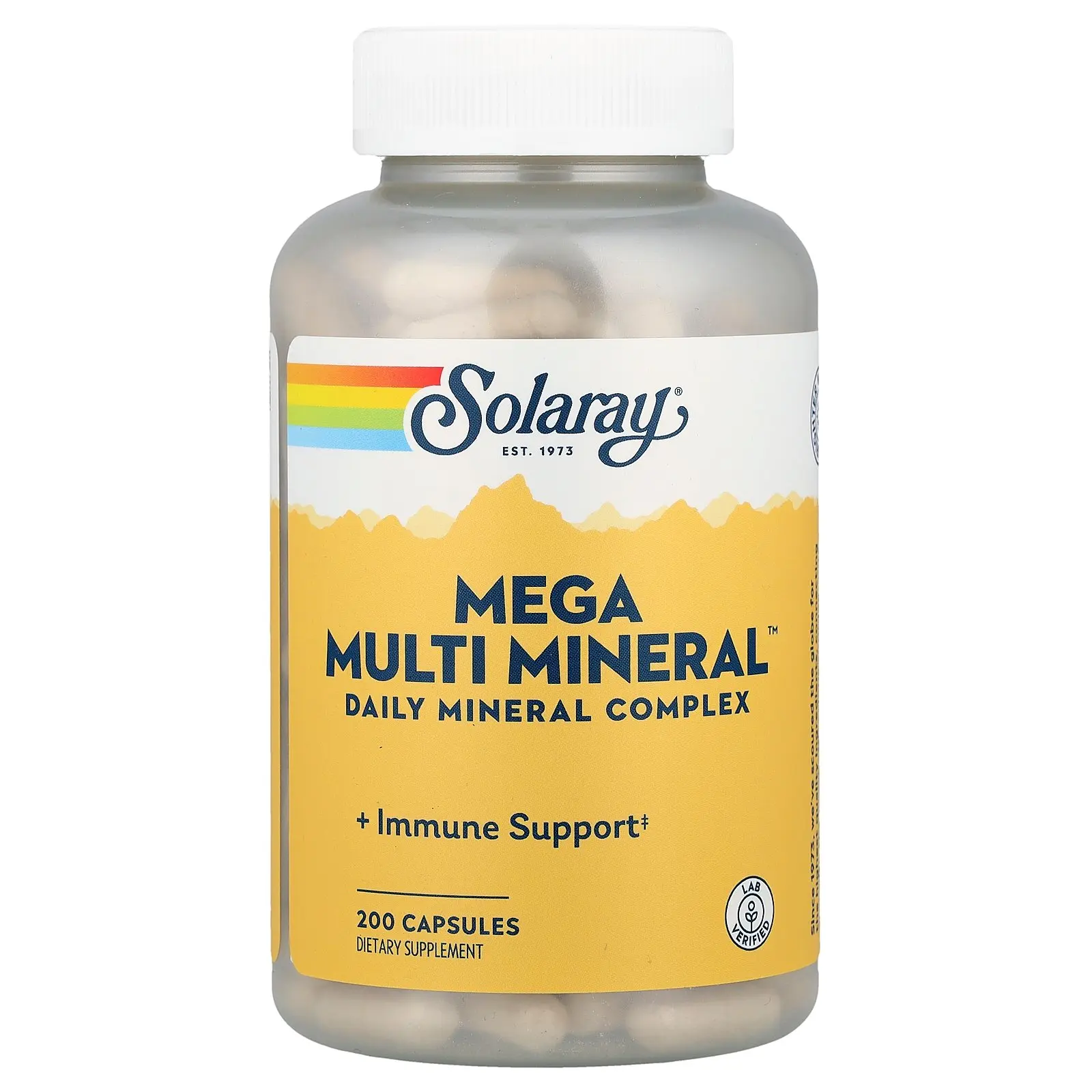Solaray Mega Multi Mineral™, 200 Capsules