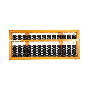 Asian Home 13-Column Beaded Wooden Abacus Toy, Wood Frame Historical Soroban Calculator, Visual Learning Tool for Math Learning (Ages 12+) – Chinese Japanese Counting Tool for Professional Use, Visual Learning Tools