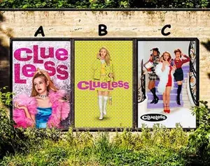 Clueless (1995) Movie Poster| Canvas Poster| Unframed Movie Poster| Art Poster Gifts for her/his| Artistic Gifts|  Set of 3 Posters