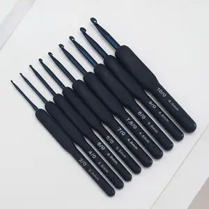Crochet Hook Set, Soft Grip Crochet Hook for Hold & Control, Suitable for Beginners, Universal Complete Crochet Kit, Crochet Items