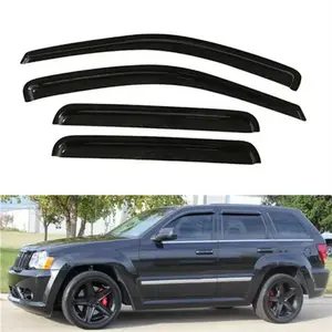 Side Window Deflectors & Visors, WeatherProtection Window Rain Visor for 2005-2010 Jeep Grand Cherokee