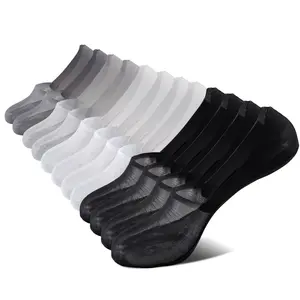 NEXFORMX Men's Ultra-Thin Breathable Mesh No-Show Socks – 6-Pack Summer Cotton Low-Cut ankle socks Anti-Slip Silicone Heel, Odor-Resistant Invisible