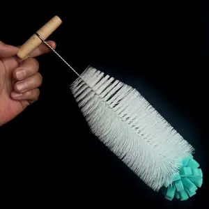 1 Piece Bottle Brush, Water Jug Cleaning Tool, 13 Inch Sponge Head, Narrow Space Cleaner, Multi-Purpose Durable Brush, Waterproof Bottle Cleaner