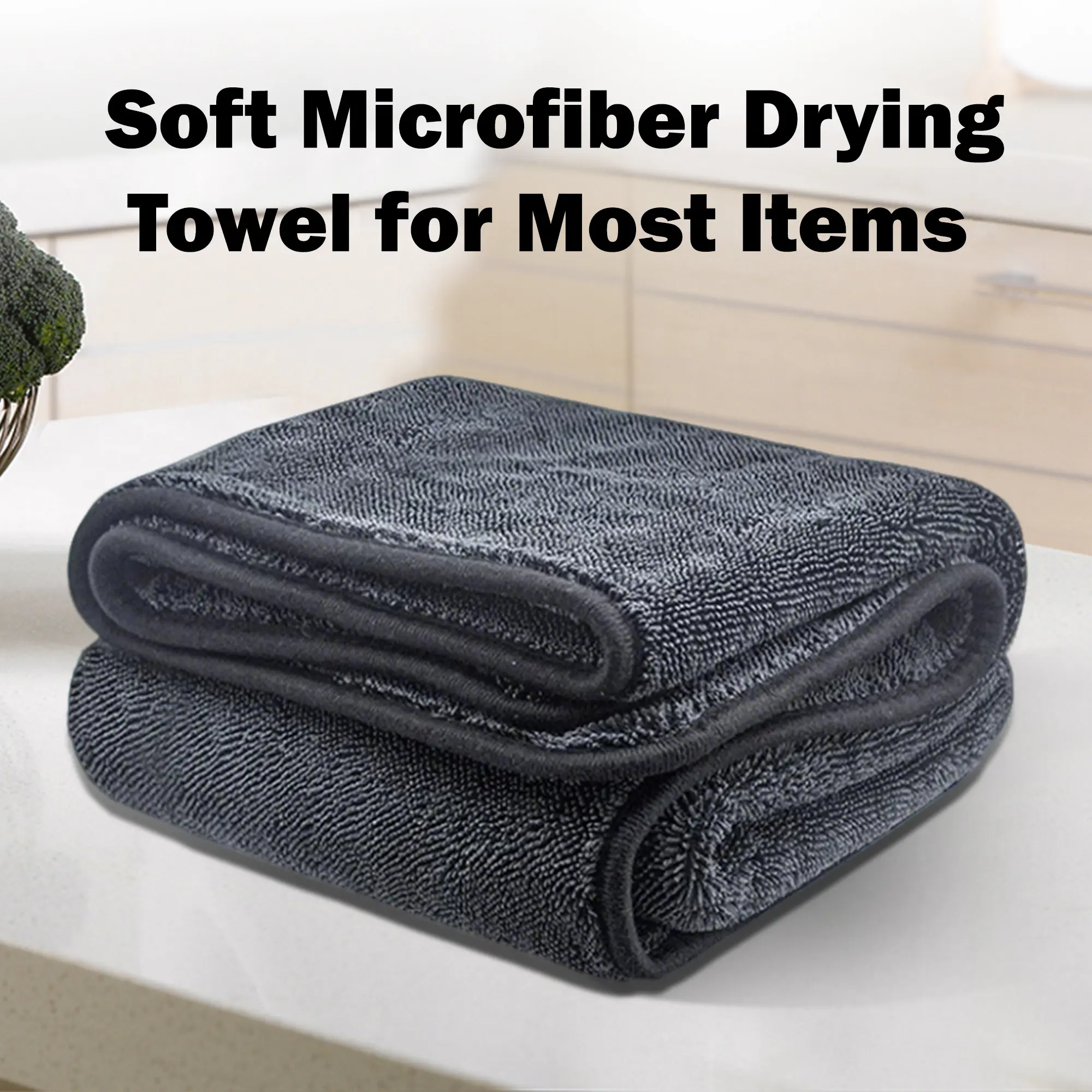 1 Count Shiny Wipes Shower Cleaning Cloths, Gray Streak Free Microfiber Bath Shower Towel, Super Absorbent Reusable Cleaning Cloths for Car and Home