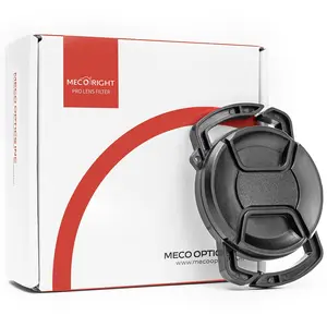 MECO Lens Cap Anti-Lost Buckle Suitable for mirrorless and DSLR cameras of Canon Sony Fujifilm Nikon Tamron Sigma and other brands 40.5 43 49 52 55 58 62 67 72 77 82mm Photography Equipment Protect Lens Safety Anti-Lost