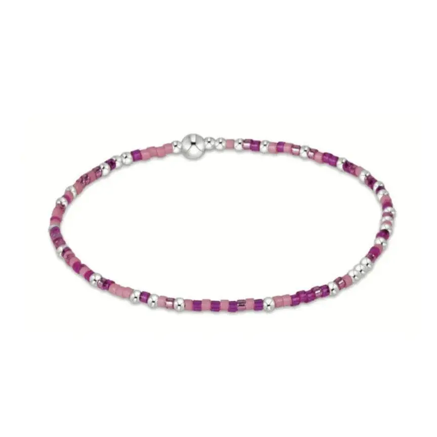 Hope Unwritten Sterling Bracelet - Pink Metallic