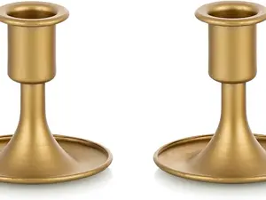 Candlestick Holders Taper Candle Holders,  Gold Candle Stick Candle Holder for Table Centerpiece, Wedding Reception, Festive Christmas Mantel...