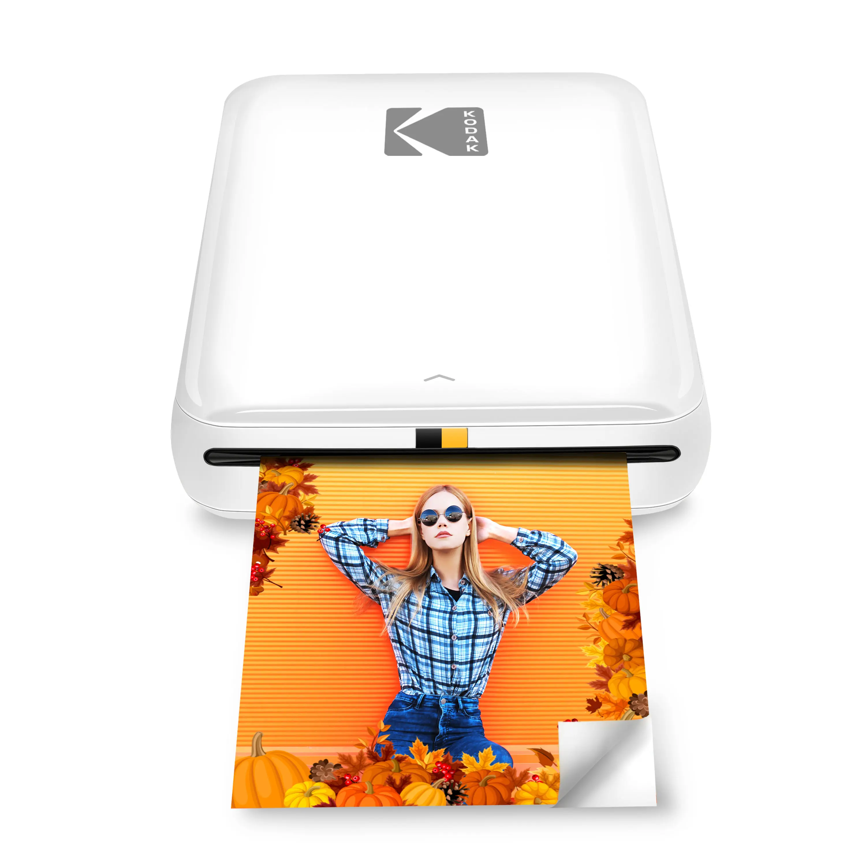 Kodak Step Mobile Instant Color Photo Printer - Portable Wireless Printer (White, 2”x3”), Lightweight, High-Quality Detailed Prints, Inkless ZINK Printing, Compatible with iOS/Android, Bluetooth, Tablets, Includes Glossy Photo Paper