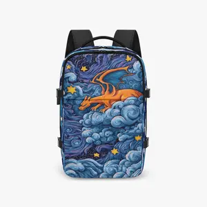 Charizard 1335 Multi-Pocket Hiking Backpack with Art Graphic Design and Breathable Mesh Construction, Hiking Backpacks, Art Graphic Backpacks