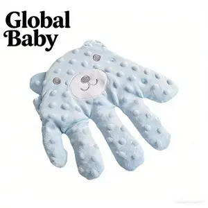 Baby Soothing Palm, Red Bean Stuffed Automatic Baby Patting Hand Soft Pacify Toy Baby Sleeping Soothing Palm Coaxing Sleeping Handy Tool Baby Sleeping Coaxing Baby Newborn Sleeping Source