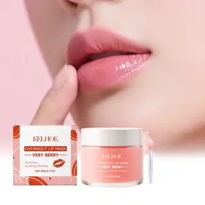 Strawberry Moisturizing Sleep Lip Balm, Softening Lip Care, Hydrating Non-Sticky Formula, Perfect for Gentle Lip Treatment, Mask
