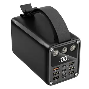 KONFULON  60000mAh High Capacity Power Bank Fast Charging QC 22.5W Max PD 3.0 20W Portable Charger USB C Battery Packs with 7 Outputs & Accurate LCD Power Digital Display Battery Bank for iPhone Samsung iPad Macbook & Camping Outdoor Activities