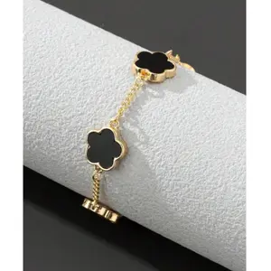 1pc Fashionable Design Classic Clover Charm Men's Bracelet Christmas New Year Valentine's Day Holiday Gift