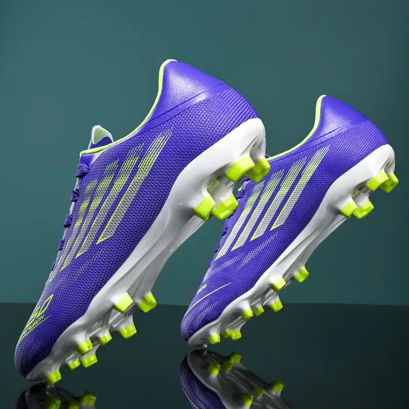 Unisex's Ombre Pink High Top Football Shoes, Breathable Comfortable Football Cleats, Soccer Cleats, Football Training Shoes, Football Boots for All Seasons, Sports Football Shoes