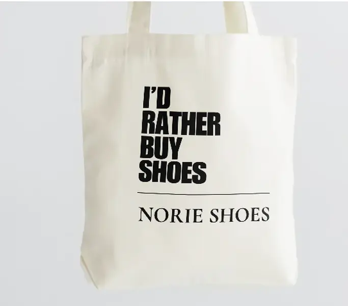 The Norie Shoes “I’d Rather Buy Shoes” Tote