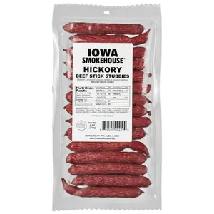 8 oz Beef Stick Stubbies Hickory