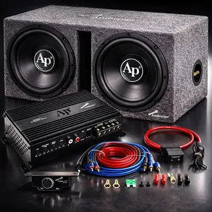 Audiopipe APSB1250CLV 12" Powered Subwoofer Car Audio Bass Enclosure