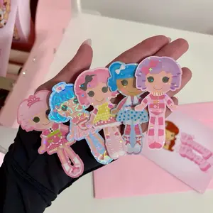 Lalaloopsy Holographic Stickers - Vibrant Character Designs for Creative Fun