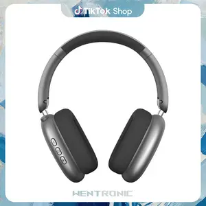 Wentronic Y01 ANC Headphones 48H Playtime,Hybrid Noise Cancelling,Hi-Res Audio,Foldable,Soft Earpads, with Mic for iOS/Android/PC