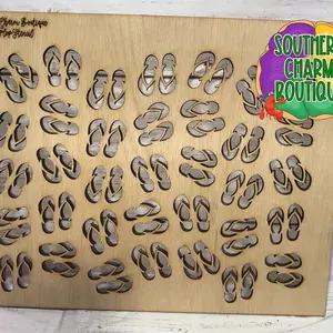 Flip Flops Bleaching Stencil