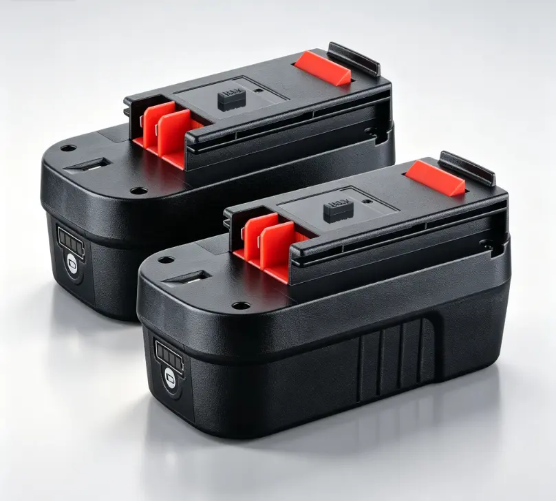 2 Pack 18V 4800mAh Ni-MH Replacement Battery Compatible with Black and Decker HPB18 Cordless Power Tools