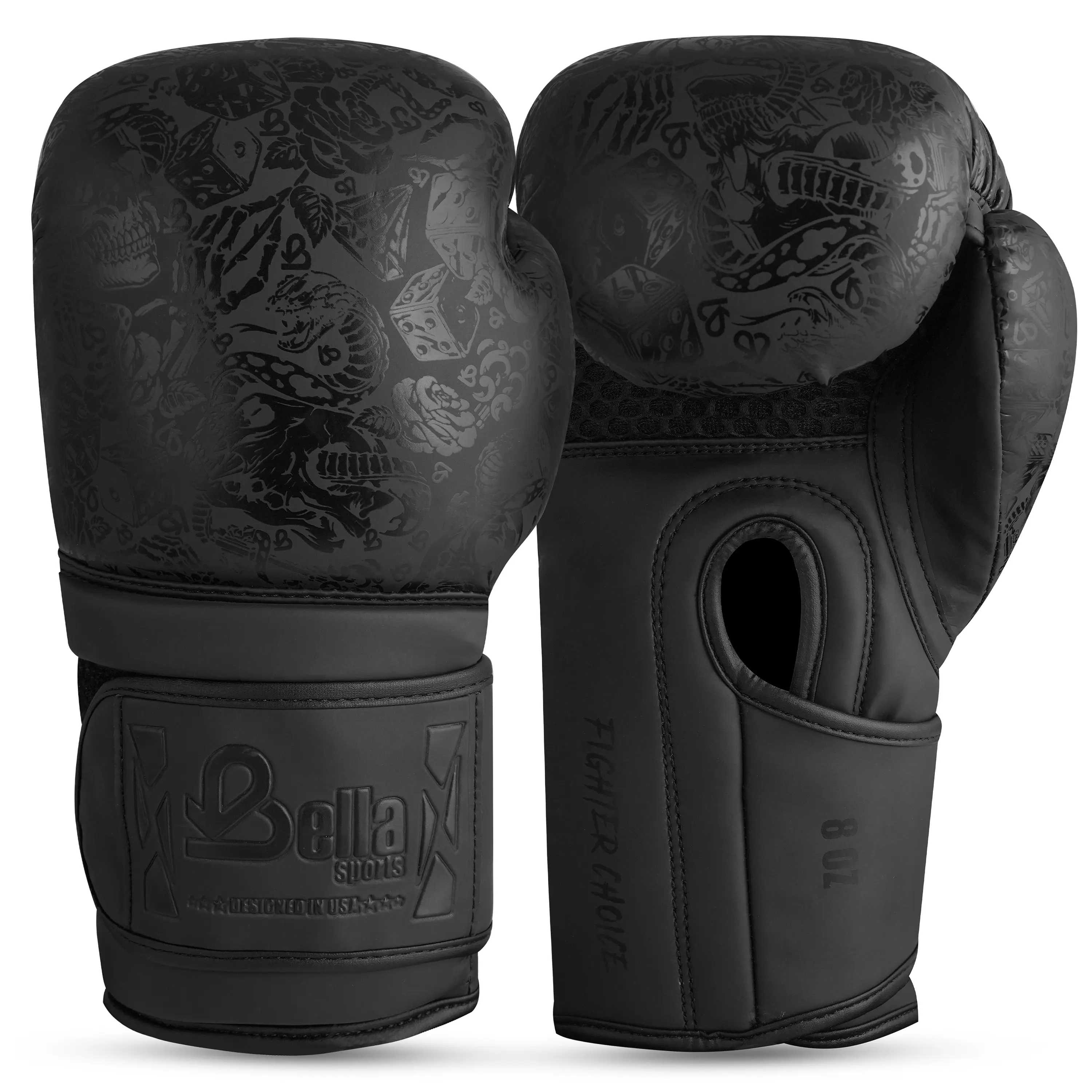 BELLA Sports Boxing Gloves  Training Gloves Synthetic Leather Punching Bag Gloves for Men Women Kickboxing MMA Muay Thai Sparring Gloves Heavy Bag Workout Fighting Gloves with Wrist Support