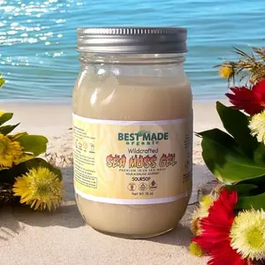 Soursop Fruit Sea Moss Gel - Superfood from St. Lucia - 16oz Nutrient Seaweed