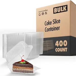 Cake Slice Container (400 Pack)