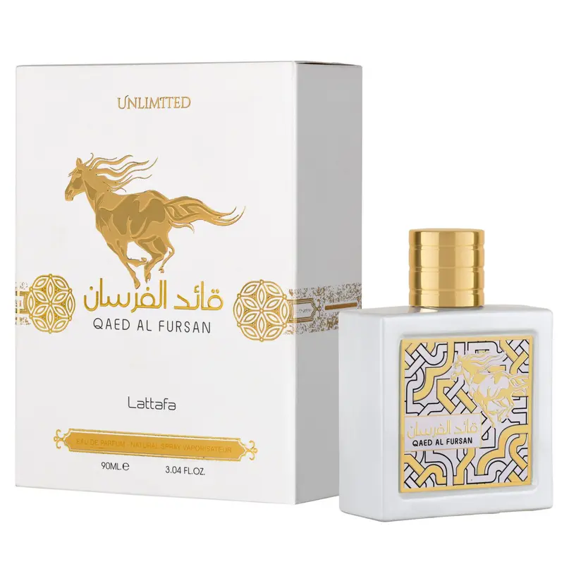 Lattafa Qaed Al Fursan Unlimited for Unisex Eau de Parfum Spray, 3.04 Ounce
