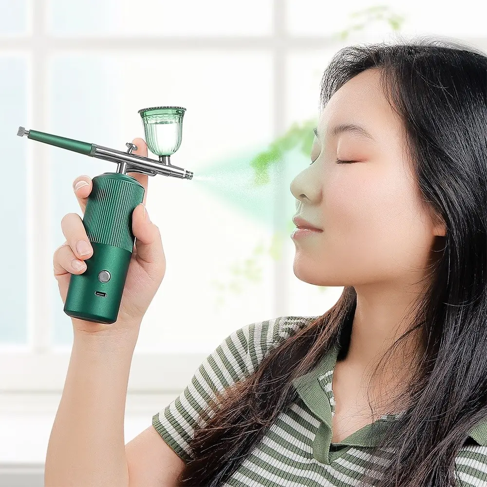Multifunctional Airbrush, Nano Mist Sprayer Kit, Portable Oxygen Injector, 0.3mm Nozzle, Facial Beauty Tool, For Skincare Nail Makeup Cake Painting Craft, Beauty Machine, Facial Care Tools, Beauty Instrument, Beauty Devices
