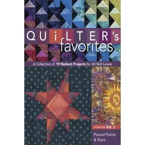 USED-Quilter's Favorites--Pieced Points & Stars: A Collection of 19 Radiant Projects for All Skill Levels by C&T Publishing (Paperback)
