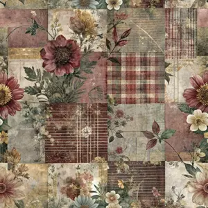 Patched Memories Pattern 8 Quilting Cotton Fabric
