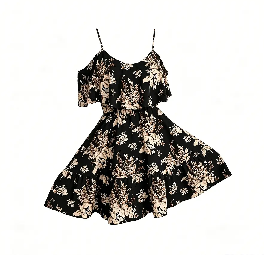Women's  Short Sleeve Ruffle A Line Vacation Elegant Mini Dresses