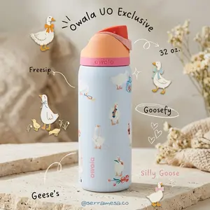 Owala UO Exclusive 32 oz Silly Goose FreeSip Water Bottle Preorder New