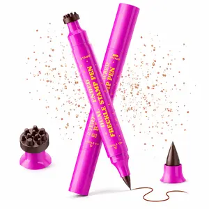 Waterproof Freckles Pen for Natural-Looking Freckles, Long-Lasting Faux Freckle Marker Stamp with Fine Tip Eyeliner, Smudge-Resistant Makeup Tool for Daily Wear and Cosplay