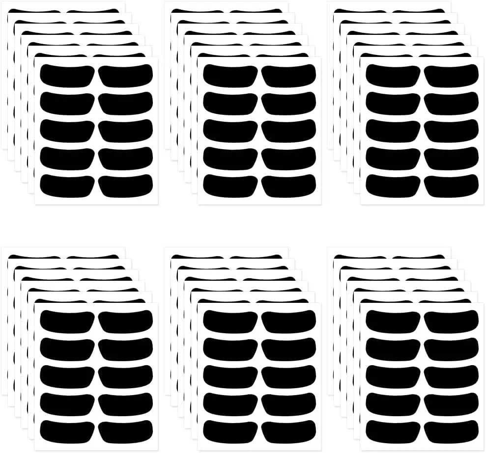 180 Pairs Sports Eye Black Stickers for Kids Eye Football Stickers | Self-adhesive, writable surface, 360 pairs, for sports games and themed parties