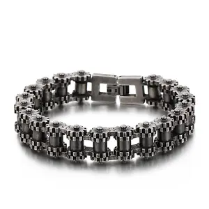 Stainless Steel Vintage Gear Chain Bracelet Motorcycle Dirt Bike ATV Chain Anklet For Men No Green Male Anniversary Fashion Dad Brother Gift Accessory Daily Birthday