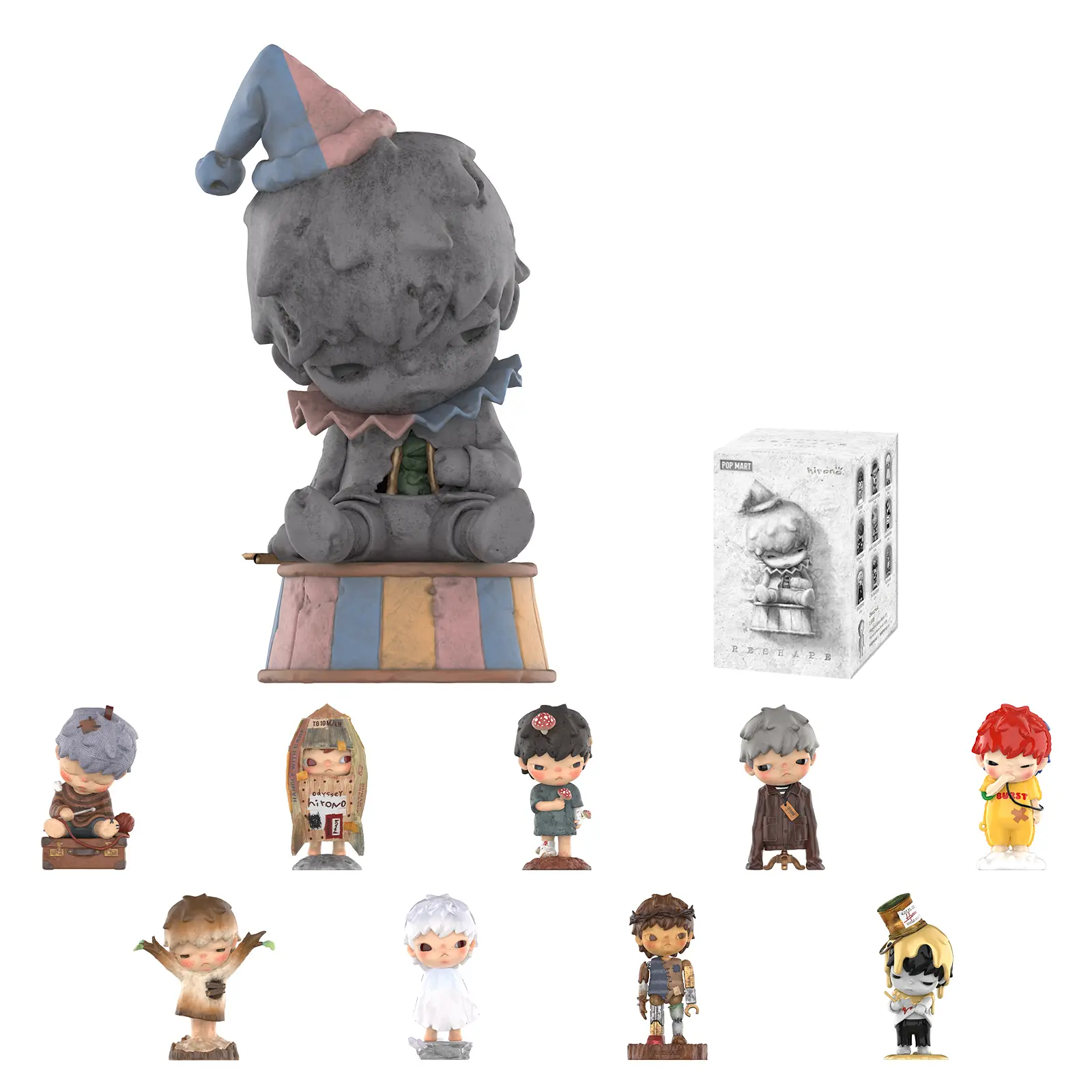 POP MART HIRONO Reshape Series Figures, Blind Box