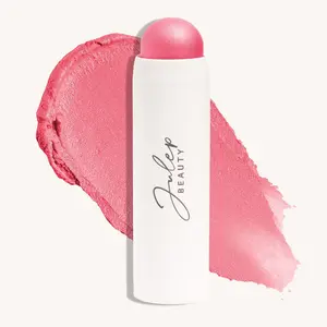 Skip the Brush 2-in-1 Color Stick for Cheeks and Lips - Soft-Focus Powders & Ultrafine Pearls for Long-Lasting Finish - Blend
