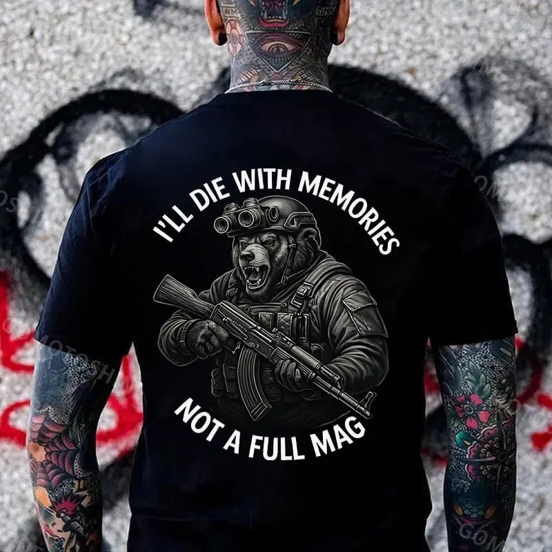 AK47 BEAR NOT A FULL MAG SHIRT- MEN AND WOMEN SHIRT