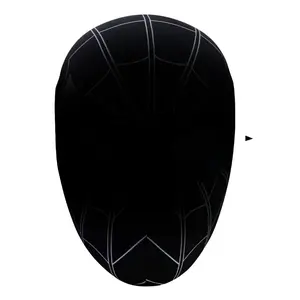 Cool Hero Mask - Ring Remote Control Upgrade Version, Skin-Friendly Red and Blue Lights, Suitable for Cosplay, Gifts for Kids, Boyfriends, or Fathers