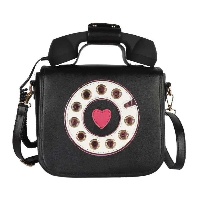 Cute telephone shaped crossbodybag