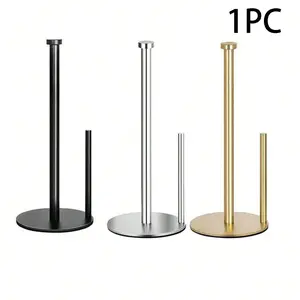 Stainless Steel Paper Towel Holder Dispenser Rack, Multifunctional Kitchen Organizer, Bathroom Storage Shelf, Desktop Decoration, Holiday Gift