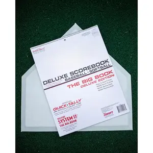 |   SYSTEM-17 Deluxe System Baseball/Softball Scorebook |   Extra-Large 11"x14"